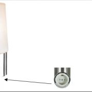 چراغ حمام و دستشویی MLG کد 103085