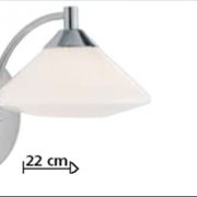 لوستر دیواری تک شعله کد MLG  412644-503312