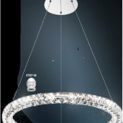 لوستر آویز حلقه ای نگینی globo کد 36-67037